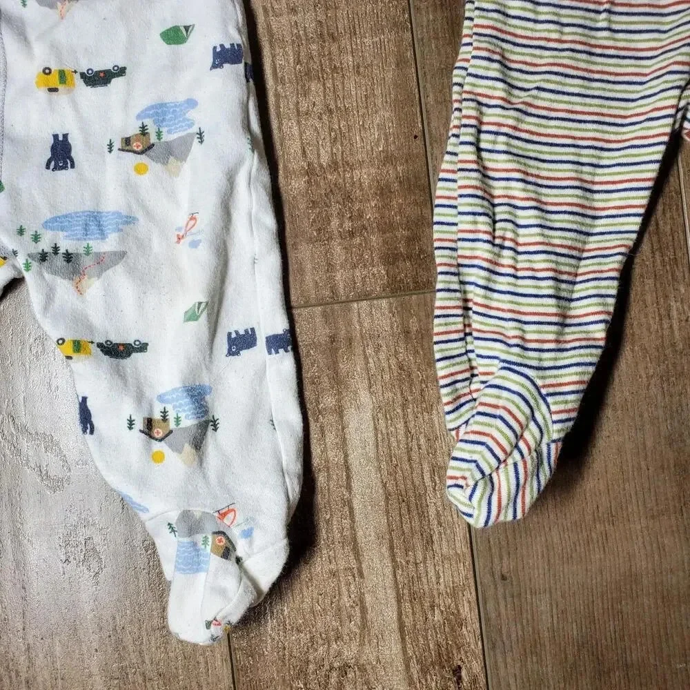 Carter's 9m Baby Boy Pajama Sleepwear Bundle 100% Cotton